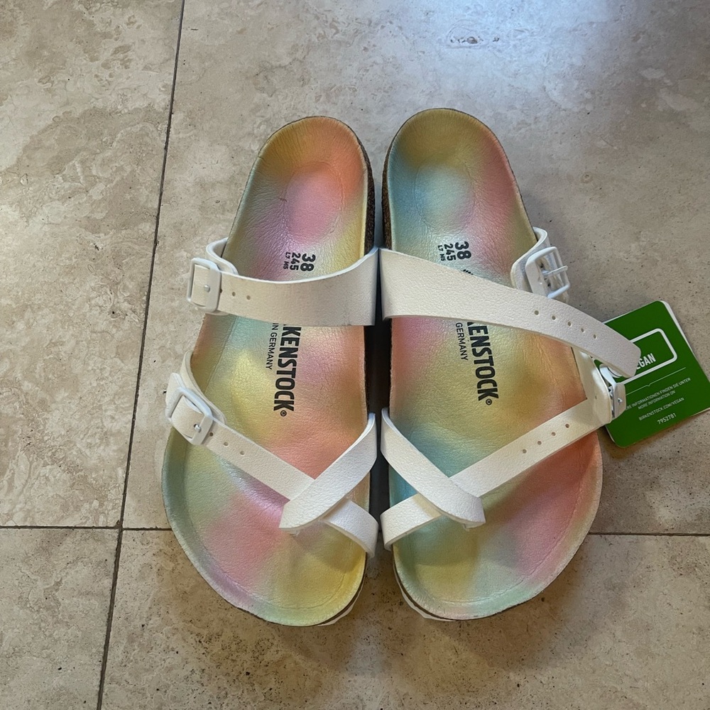 Birkenstock New White Vegan Sandals